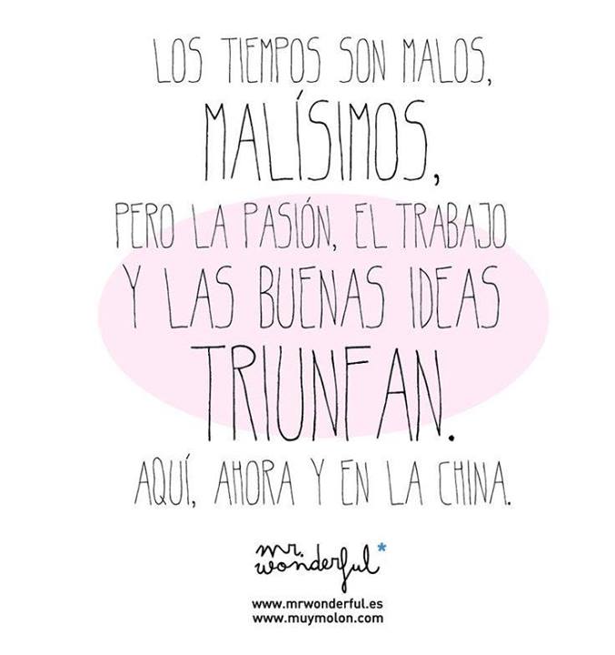 BUSCA LAS IDEAS QUE TE HAGAN TRIUNFAR.