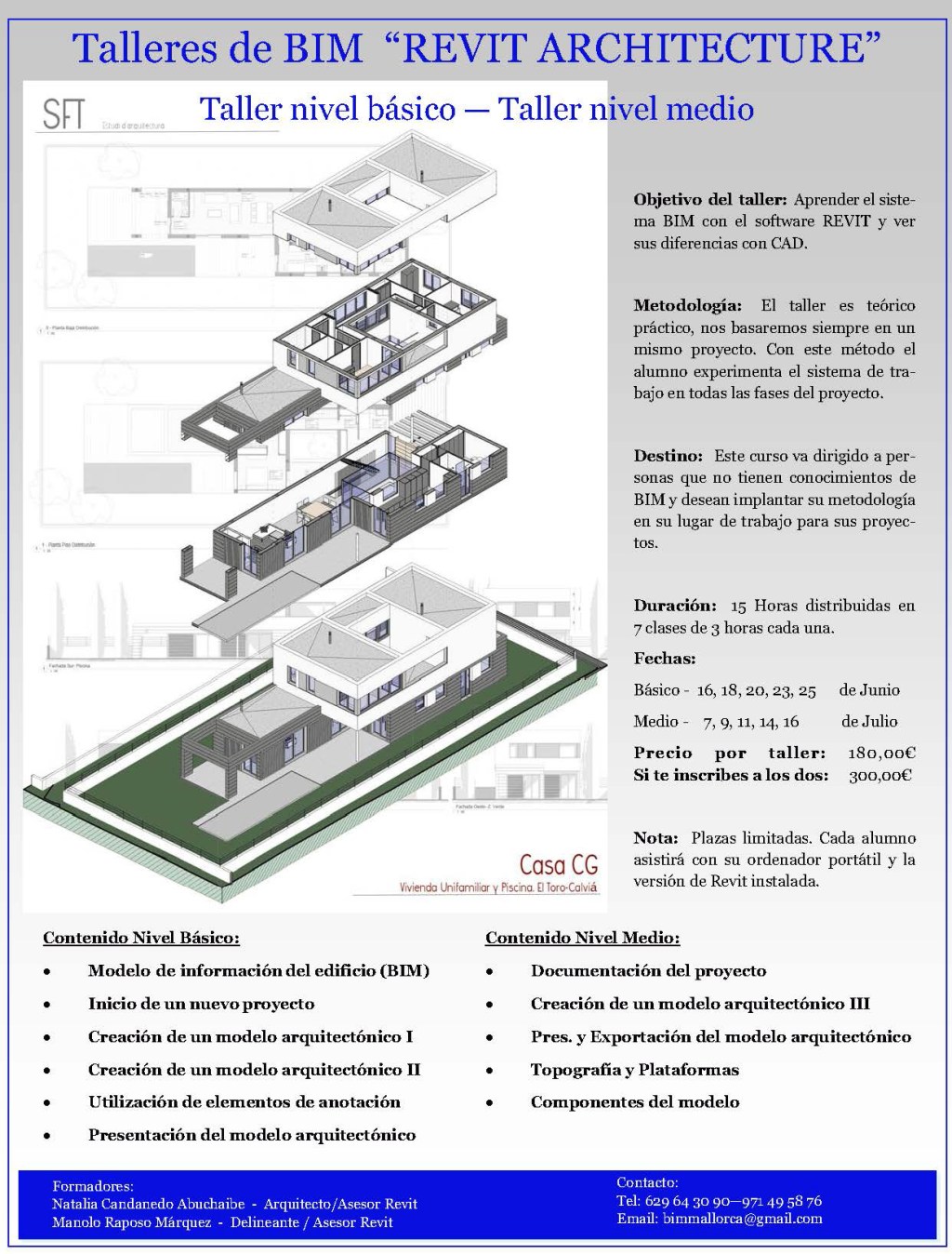 Proximamente: Taller REVIT nivel&nbsp;medio.