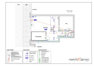 Proyecto1 - Plano  - A105 -  Instalaciones 2