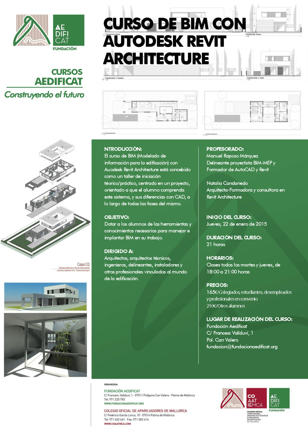 2 Curso de BIM con Revit en AEDIFICAT – Palma de&nbsp;Mallorca